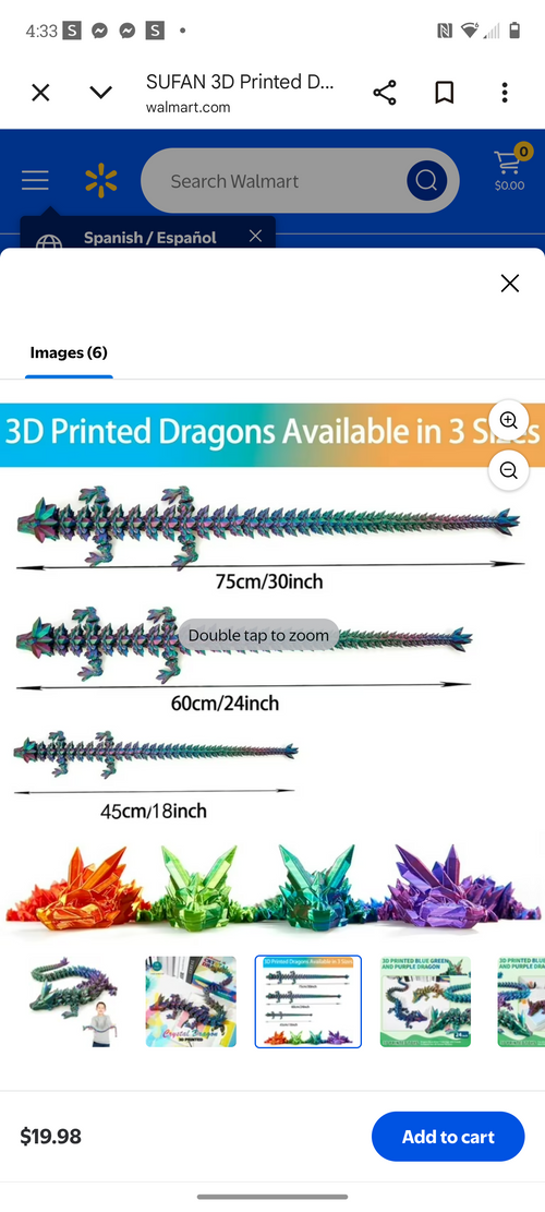 Flexi crystal dragon